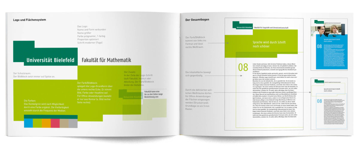 Universität Bielefeld Corporate Design Handout