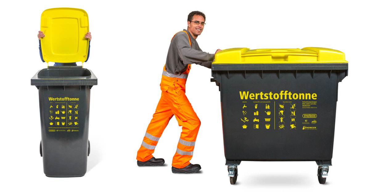 Werstofftonne Bielefeld: Mülltonnen