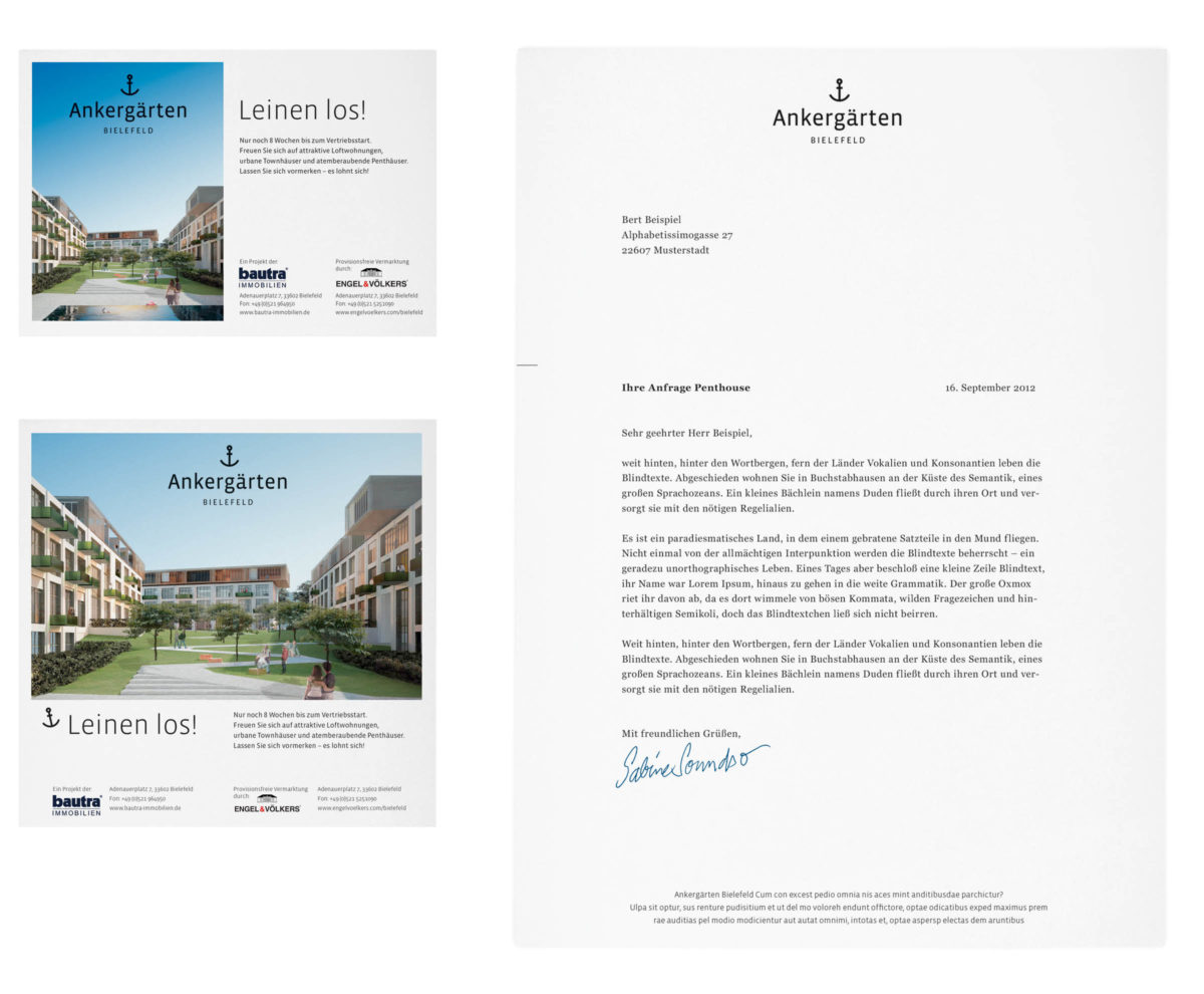 Ankergärten Bielefeld Corporate Design