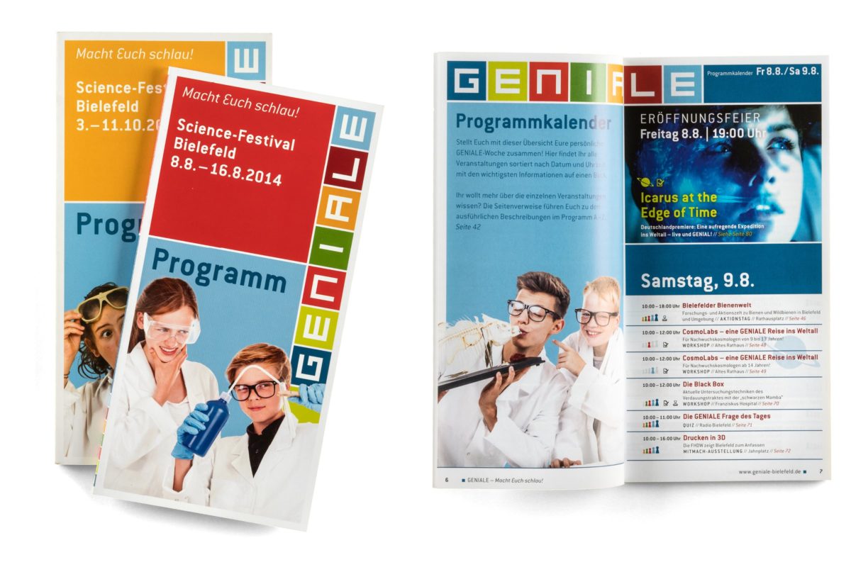 GENIALE Bielefeld Programmheft