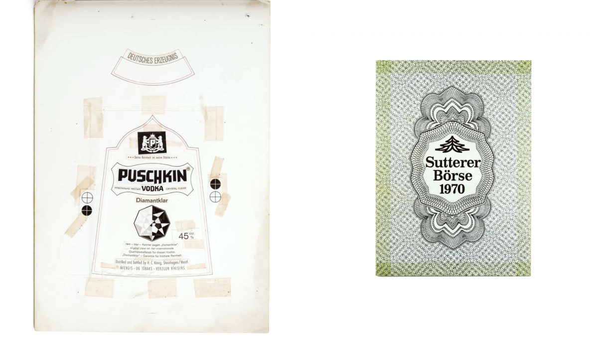 Puschkin Vodka Design von 1969