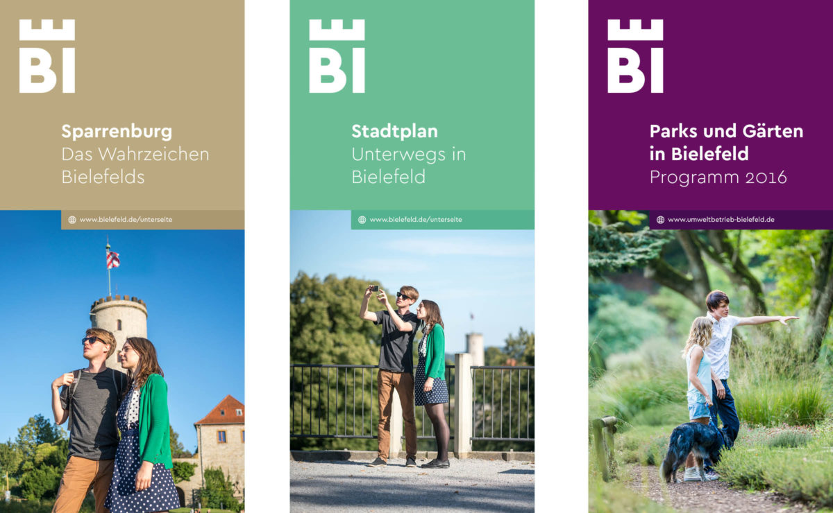 Stadt Bielefeld Corporate Design Flyer