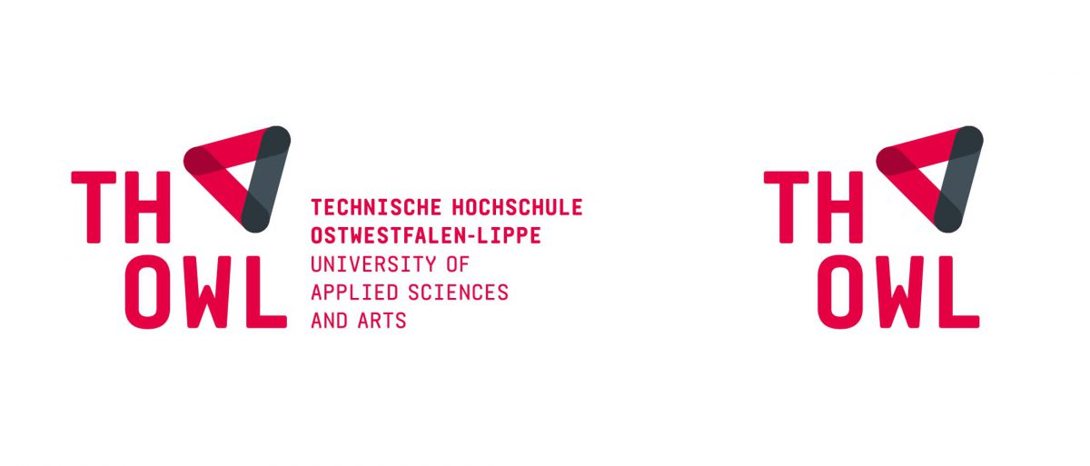 Standard-Logo in der internationalen Form sowie die Kurzform TH OWL.